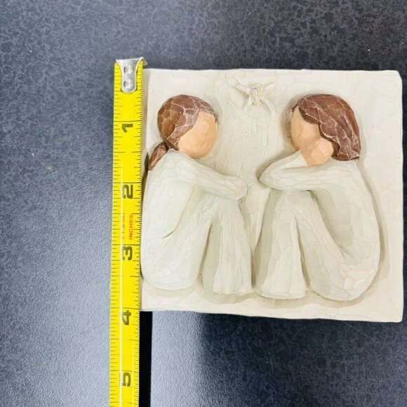 Willow Tree Collectible "Frienship" Forever True Forever Friends VTG Wall Art - Picture 3 of 4